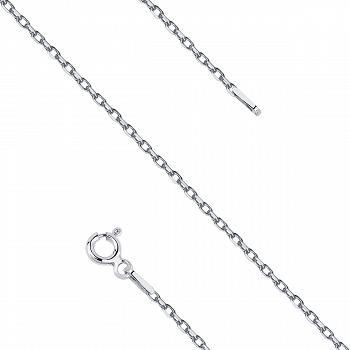 Srebrny łańcuszek ankier diamentowany 50 cm FUG50AD4R/50