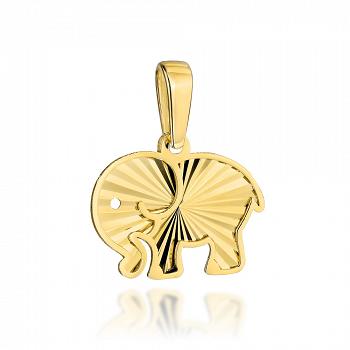 Zawieszka złota diamentowany słonik FUG6-37-Z00532-2