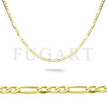 Złoty łańcuszek Figaro 45 cm FUG1-26-L00074-2/1.57