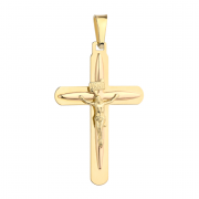 Złoty krzyżyk z wizerunkiem Jezusa FUG4-15-C00060-2