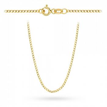 Złoty łańcuszek Pancerka diamentowana 50cm FUG1-26-L00049-2