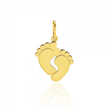 Zawieszka złota małe stópki FUG6-15-Z00380-2