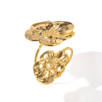 Pierścionek złoty kwiat FUGJDRW2305087