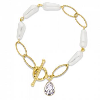 Bransoletka z kryształami Swarovskiego Spark Barocco BG43205844CW