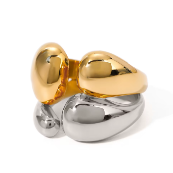 Pierścionek duży złoty FUGJDR2404029-PS