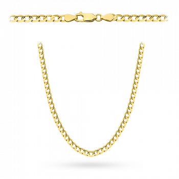 Złoty łańcuszek Pancerka diamentowana 55 cm 1-26-L00069-2