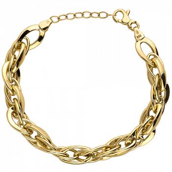 Bransoletka złota GRANDE falowane ogniwa FUG2-25-B00710-2