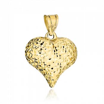 Zawieszka złota diamentowane serce FUG6-31-Z00511-2
