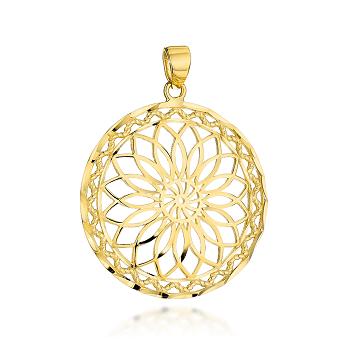 Zawieszka złota ażurowy kwiat FUG6-Z00632-585