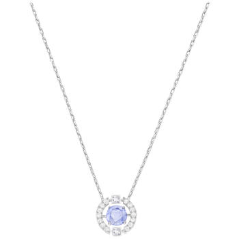 Naszyjnik SWAROVSKI • Sparkling Dance Round Necklace, Blue 5279425