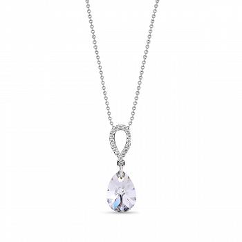 Naszyjnik z kryształami Swarovskiego Spark Pear Drop NC612810C