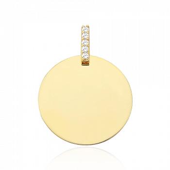 Zawieszka złota pełne kółko FUG6-21-Z00406-2