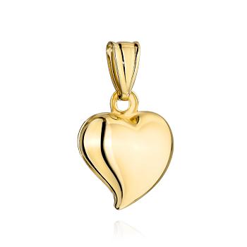 Zawieszka złota gładkie serce finezyjne FUG6-Z00651-585