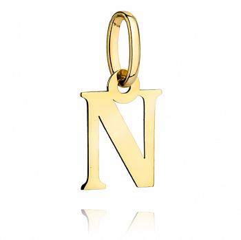 Zawieszka złota literka N FUGN-6-20-Z00151-2
