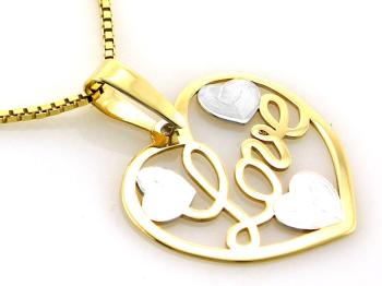 Zawieszka złota serce love ZA2767