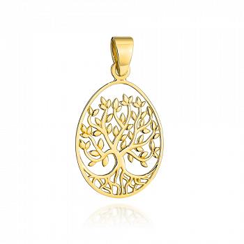Zawieszka złota drzewko szczęścia FUG6-17-Z00411-2