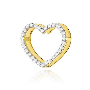 Zawieszka z żółtego złota z brylantami 0.15 ct FS027-585-B0.15