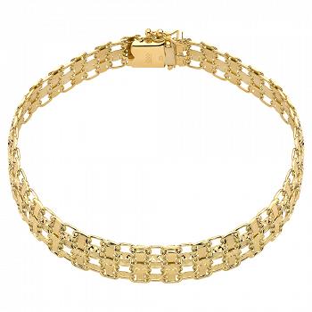 Bransoletka złota z kolekcji PIATTO szeroka FUG2-25-B00704-2