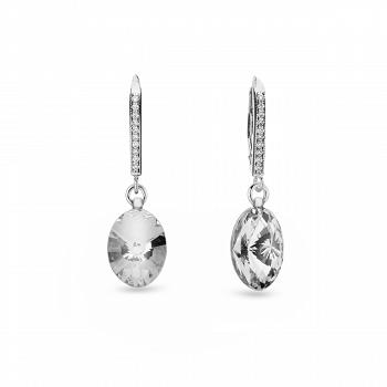 Kolczyki z kryształami Swarovskiego Spark Oval
