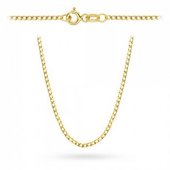 Złoty łańcuszek Pancerka diamentowana 60cm FUG1-26-Ł00085-2