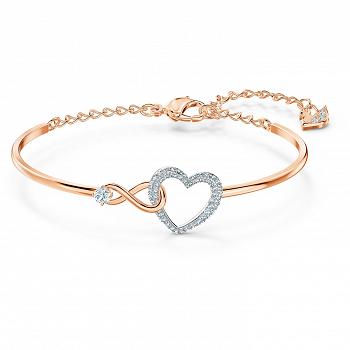 Bransoletka SWAROVSKI • Infinity Bangle Heart  5518869