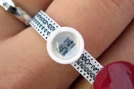 MIARKA JUBILERSKA RING SIZER SPRAWDŹ ROZMIAR PIERŚCIONKA