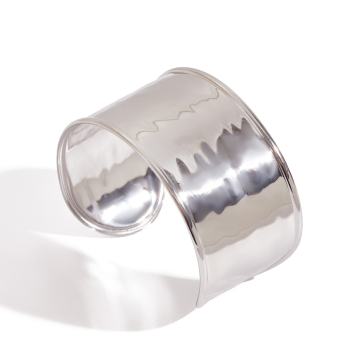 Bransoletka damska srebrna sztywna mankiet FUGJDB2405032-S