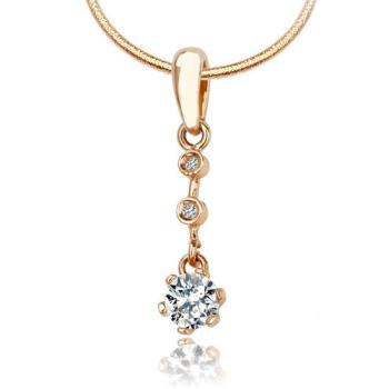 Zawieszka złota z cyrkonią ZLB5182