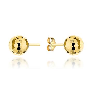 Kolczyki złote kulki party 8mm FUG7-K01725-585