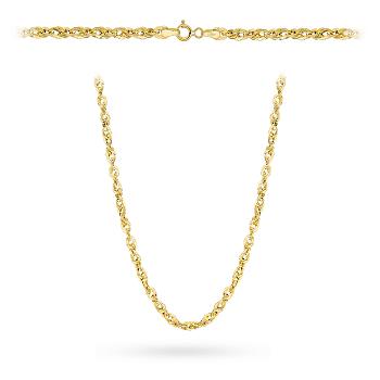 Naszyjnik złoty splot Irydia 45cm FUG3-41-N00637-2