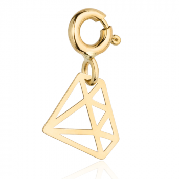 Zawieszka/charms złoty diament FUG6-20-Z00363-2