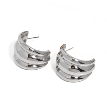 Kolczyki duże srebrne FUGJDE2405055-S