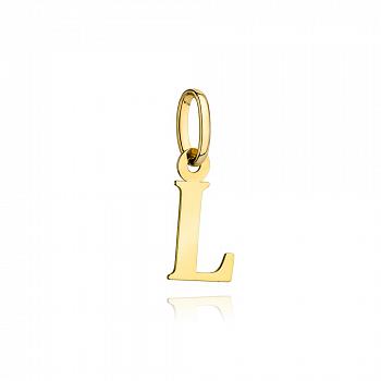 Zawieszka złota literka L FUG6-20-Z00081-2