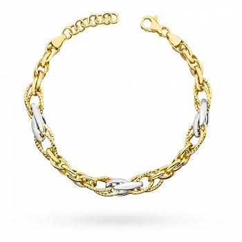 Bransoletka z dwukolorowego złota GRANDE FUG2-25-B00673-2