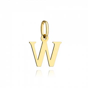 Zawieszka złota literka W FUG6-20-Z00072-2W