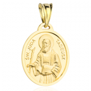 Medalik z żółtego złota Św. Juda Tadeusz FUG5-9-M00093-2