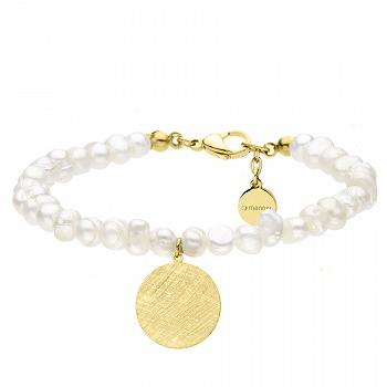 Bransoletka damska z pereł BA812G