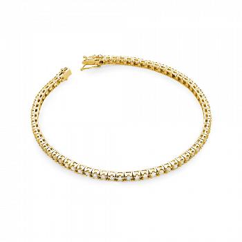 Złota bransoletka z diamentami FB39150-585-B1.77