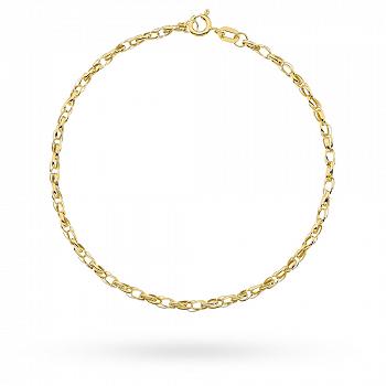 Bransoletka złota podwójne owalne rolo FUG2-38-B00943-2