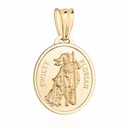 Medalik złoty św. Florian FUG5-9-M00098-2