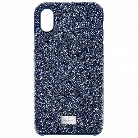 Etui SWAROVSKI • High Smartphone Case with Bumper, iPhone® X, Blue 5392041