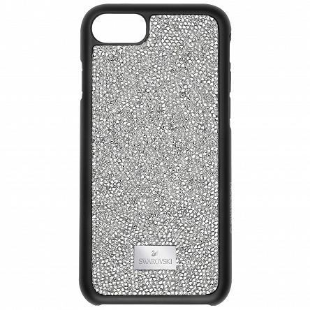 Etui SWAROVSKI • Glam Rock Smartphone Case with Bumper, iPhone® 7, Gray 5300257