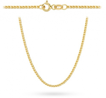 Złoty łańcuszek Lisi Ogon 70 cm FUG1-26-L00111-2