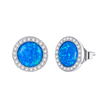 Kolczyki srebrne z cyrkoniami KFUG092