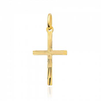 Złoty krzyżyk diamentowany FUG4-15-C00093-2