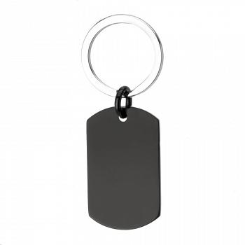 Czarny brelok stal szlachetna GRAWER GRATIS CA001B