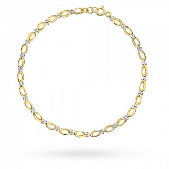 Bransoletka złota owale FUG2-31-B00888-2