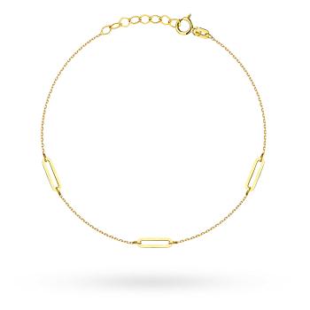 Bransoletka złota trzy ogniwa FUG2-37-B00957-2