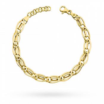 Bransoletka z żółtego złota GRANDE z diamentowaniem FUG2-25-B00670-2