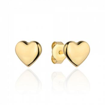 Kolczyki złote serca FUG7-17-K01051-2